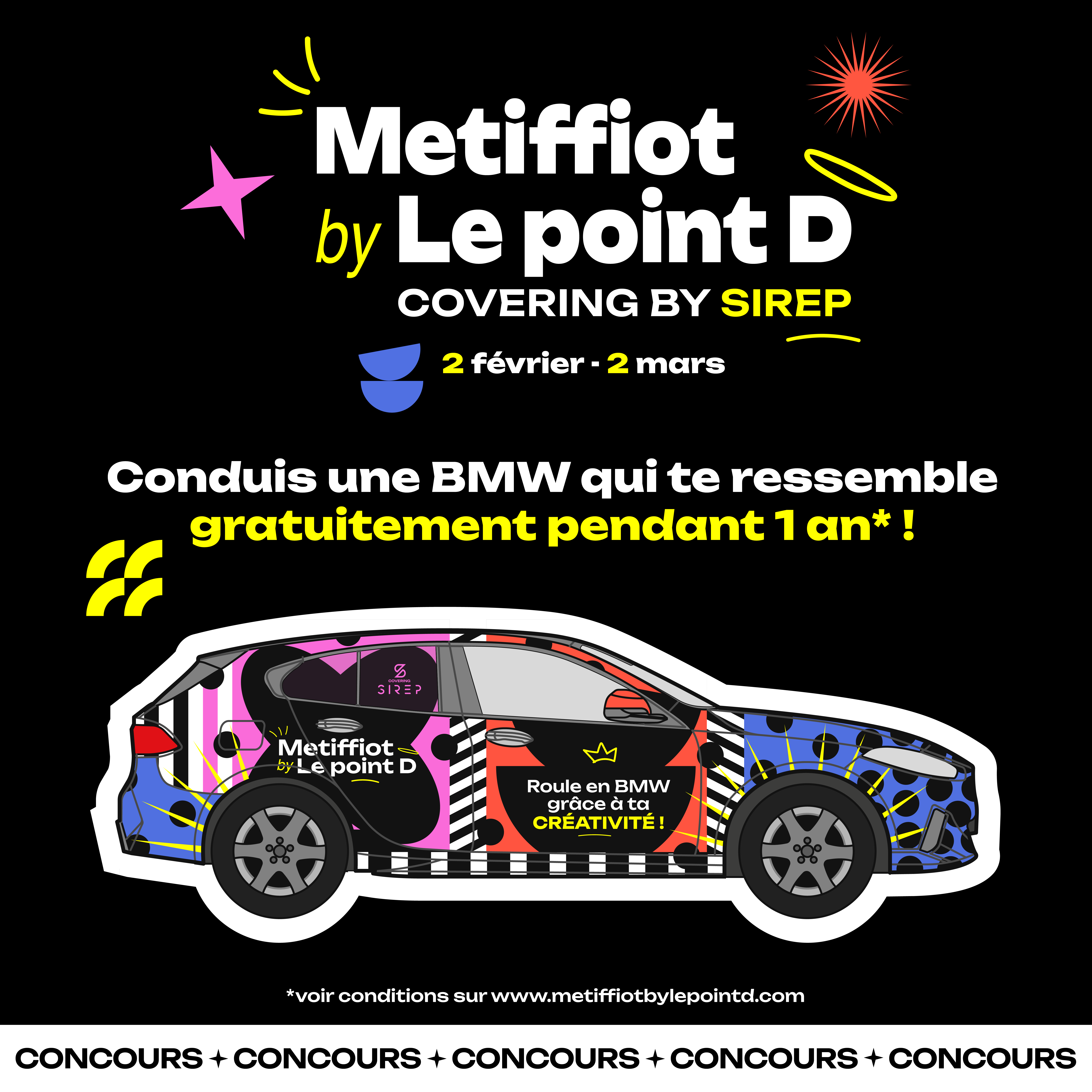 Un concours unique : imagine le design d’une BMW Série 1 et roule avec pendant 1 an ! 🎨